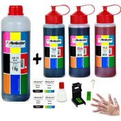 Resim Perfection Canon Gı 490 G2411/g2415/g3411/g3415/g3410 Yazıcı Uyumlu Dolum Mürekkep Seti 1000 gr 