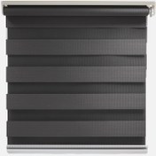 Resim Elegance Ok Deep Zebra Stor Perde 120x200cm Antrasit 