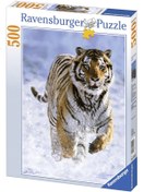 Resim Ravensburger 500 Parça Puzzle Kaplan ve Kar 144754 