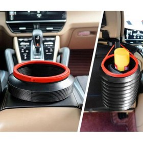 Resim Akordeon Katlanabilir 4 Lt Araç Içi Pratik Çöp Kovası 