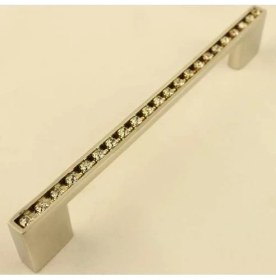 Resim Sıralı Taşlı Lama Kulp 128MM Inoks (2 Adet) 