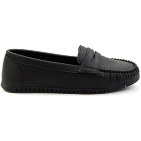 Resim Siyah Kadın Loafer Ayakkabı K01542010909 Diğer 