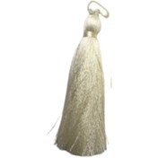 Resim Püskül Tekli 5 cm 1 Adet Krem 