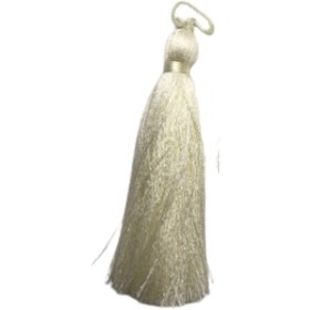 Resim Püskül Tekli 5 cm 1 Adet Krem 