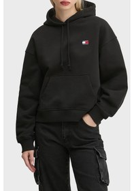 Resim Tommy Jeans Bayan Sweat Dw0dw19414 Bds Siyah Siyah 