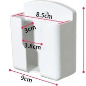 Resim Willowhaven Evrensel Duvara Monte Klima Kumandası Askısı: Büyük Boy, Kumanda Ve Telefon Şarj 