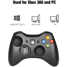 Resim Zinetech Xbox 360 Kablosuz Oyun Kolu Konsolu Joystick 2.4Ghz Pc 