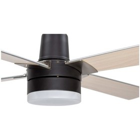 Resim Alsanfan Pilot Siyah Motorlu kahverengi Kanatlı Tavan Vantilatörü 