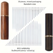 Resim 30 adet Kendinden Döşemeli İğne, Çeşitli Boyutlar, Döşemeli Olmayan, Yaşlı Kör İğneler, El Dikiş, Quilting, Giyim için Quilting İğneleri için El Quilting 