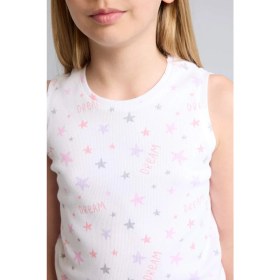 Resim DeFacto Regular Fit Fitilli 2'li Pijama Takımı Kız Çocuk H8091A826HS 