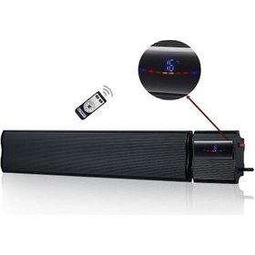 Resim Mira Heating Infra Elektrikli Radyant Isıtıcı 3000 Watt Işıksız, 180cm, Kumandalı Termostatlı, Infrared 