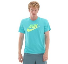 Resim Nike Miler Run Energy Erkek T-Shirt Turkuaz 