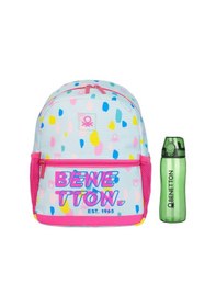 Resim United Colors Of Benetton Kız Çocuk Anaokul Çanta Seti 1315819 Turkuaz-fuşya 