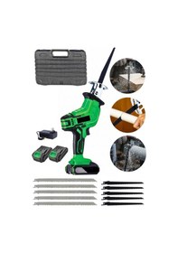 Resim Moonshop Kömürsüz Bl Motor Et Kemik Ahşap Metal Yutong Kesme Tilki Kuyruğu Makinesi + 10 Bıçak Set 