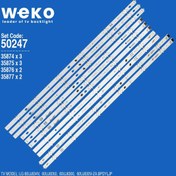 Resim Weko WKSET-5247=SET-2218=Mate LED559= 35874X3 35875X3 35876X2 35877X2 LG İNNOTEK 17Y 60İNCH 10 ADET =-60UJ63-UHD=SET-2218=GEN-1068=35874\u002F35875\u002F35876\u002F35877=LCD1237=60UJ630, 60UJ6050 