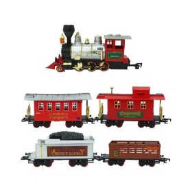 Resim Dadya Milla Ddy 1555 Klasik Tren Seti Sesli ve Işıklı 35 Parça Mil 