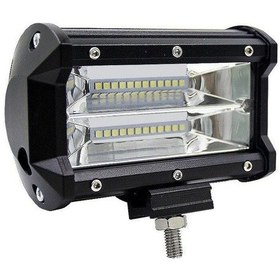 Resim Beyaz Sarı Led Çakarlı Off Road Sis Farı Çalışma Lambası 24 Led 1 