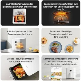 Resim Misda Store Smart 6.5 L Air Fryer (Xiaomi Tr Garantili) 