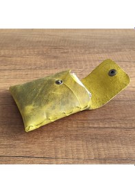 Resim Sumerian Leather Craft Deri Sigara Kılıfı Limon Yeşili 2 