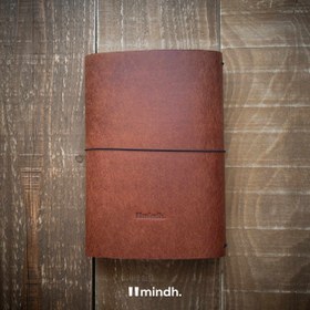 Resim mindh. Notebook Fold - Defter Kılıfı - Siyah / A6 / +1 Defter 