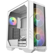 Resim Coolermaster 1200W 80+ Gold HAF500 Tg H500-WGNN-S00 Gamıng E-Atx Pc Kasası Beyaz 