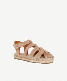 Resim Yargıcı Süet Kafesli Espadril 26ykay4048x 209 Bej 