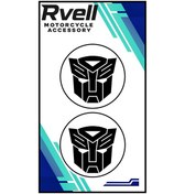 Resim Rvell Transformers İkili Damla Sticker 5x5 02 1.Resim 