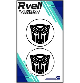 Resim Rvell Transformers İkili Damla Sticker 5x5 02 1.Resim 