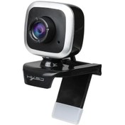 Resim HXSJ A849 480P USB Broadcast Video Konferans Mikrofonlu Webcam Siyah Gümüş 