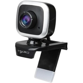 Resim HXSJ A849 480P USB Broadcast Video Konferans Mikrofonlu Webcam Siyah Gümüş 