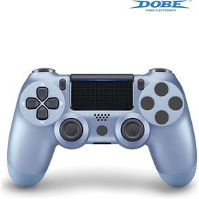 Resim Ps4-pc-android Box-android-Apple Uyumlu iOS Telefon Tablet Titreşimli Bluetooth Oyun Kolu Titanyum 