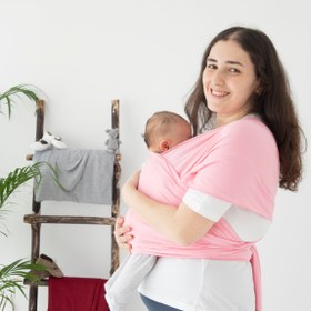 Resim Discovery Pembe Bebek Kanguru Sling - TEK BEDEN 