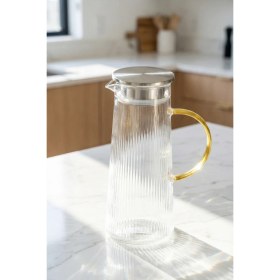 Resim Acar Pureglass Metal Kapaklı Cam Sürahi - 1650 ml 