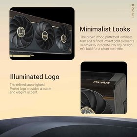 Resim ASUS PROART-RTX5070TI-O16G-NVIDIA-GEFORCE-RTX 5070 TI-16GB GDDR7-256bit-OC-1xHDMI-2xDP-USB-C-DLSS4 EKRAN KARTI 