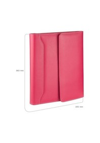 Resim Organizer Ajanda Tarihsiz Kareli 22x26 CM - Fuşya 