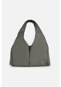 Resim İcone Bag Pliseli Spor Çanta, Su Geçirmez Kumaş Spor Çanta, Omuz Çantası, Çok Cepli Spor Çanta Haki 