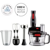 Resim Fakir Blender, Buz Kırma, Çırpma, Dilimleme, Doğrama, Rendeleme,turbolu 2 Kademeli Premium Mutfak Robotu , Buz Kırma Fonksiyonlu 