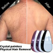 Resim Yeniden kullanılabilir ağrısız tüy alma cihazı - Nano cam peeling, yazlık kişisel bakım için vazgeçilmez. Pürüzsüz sırtlar, kollar ve bacaklar için uygun bir tüy alma aracı, hem erkekler hem de kadınlar için 
