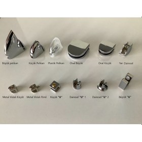 Resim Metal Raf Tutucu Küçük Pelikan 