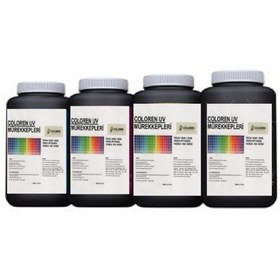 Resim COLOREN RICOH GEN5 / GEN6 KAFALAR İÇİN UV MÜREKKEP WHITE 1 LT 