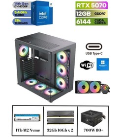 Resim RAMTECH BİLGİSAYAR CHEEKY İ7 14700F | Rtx 5070 | 32Gb Ram | 1TB M2 Nvme SSD Sıvı Soğutmalı -Win 11 Pro Gaming Masaüstü 
