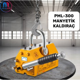 Resim Mıknatıs AVM 1 TON MANYETİK MIKNATIS PML-300 Mıknatıslı Kaldıraç - Sac Taşıyıcı 