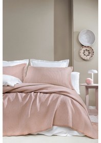 Resim Yataş Bedding Digna Çift Kişilik Yatak Örtüsü Seti - Pudra 