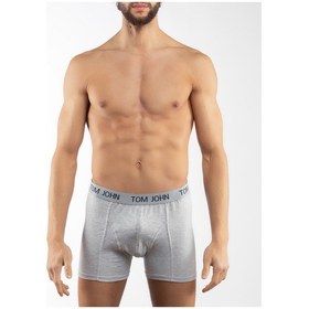 Resim Erkek Boxer 5 Li Paket Likralı Gri 