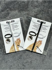 Resim Hugdesign 2'li Siyah Ve Beyaz Yüzük Ölçü Metresi, Parmak Ölçer, Yüzük Ölçer, Yüzük Ölçüm, Yüzük Ölçek 