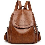 Resim Luckydog Yumuşak Yaprak Hafif Kentsel Sırt Çantası, Gidiş Basit Kahverengi Kahverengi 