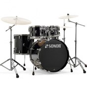 Resim Sonor AQ1 Stage Akustik Davul Seti (Piano Black) 
