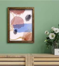 Resim Bk Gift Otel Odası Konseptli Doğal Masif Ahşap Çerçeveli Tablo 30 (551120202) 