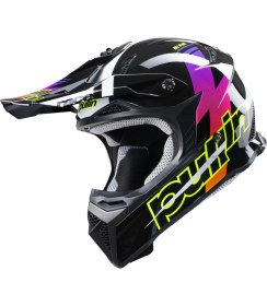 Resim Pull In Master Race Trash Kask Yarış Siyah Mor 