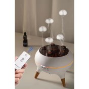 Resim EXENAR Dinamik Denizanası Hava Nemlendirici ve Esansiyel Yağ Difüzörü - Çok Fonksiyonlu - 7 Renk Işık 